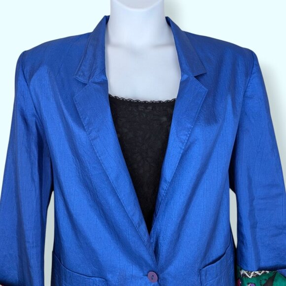 V. Tan Jay Lined 3/4 Sleeve Jacket - Picture 3 of 8